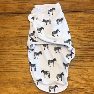 SwaddleMe Zebra Swaddle with easy change zipper